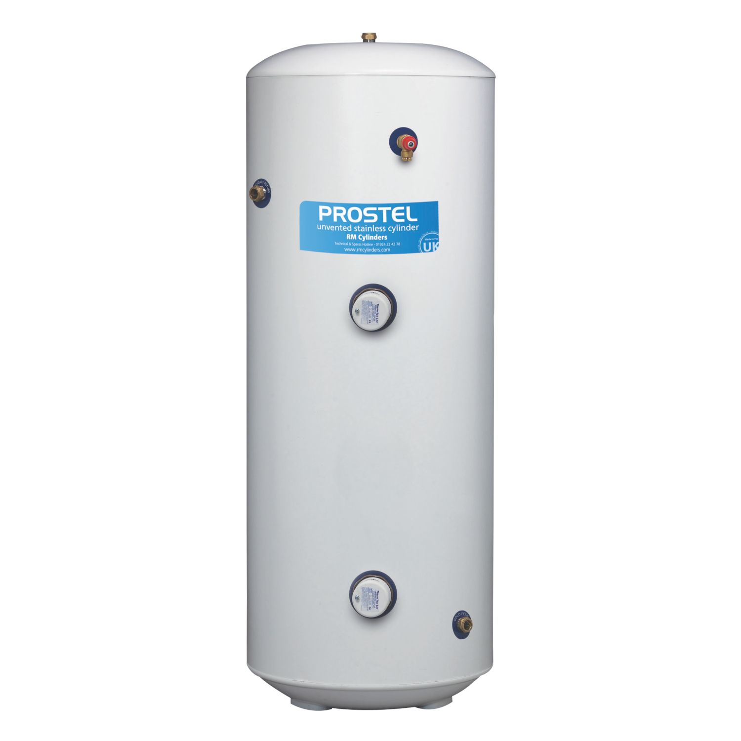 RM Cylinders Prostel Direct Unvented Cylinder 180Ltr (66534)