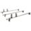 Van Guard VG134-3 Vauxhall Movano 1994 - 2010 ULTI Van Roof Bars 1570mm