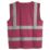 Pro RTX High Visibilty  Waistcoat Maroon Large 44" Chest