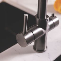 ETAL Elise 4-in-1 Instant Boiling Water Tap Gun Metal