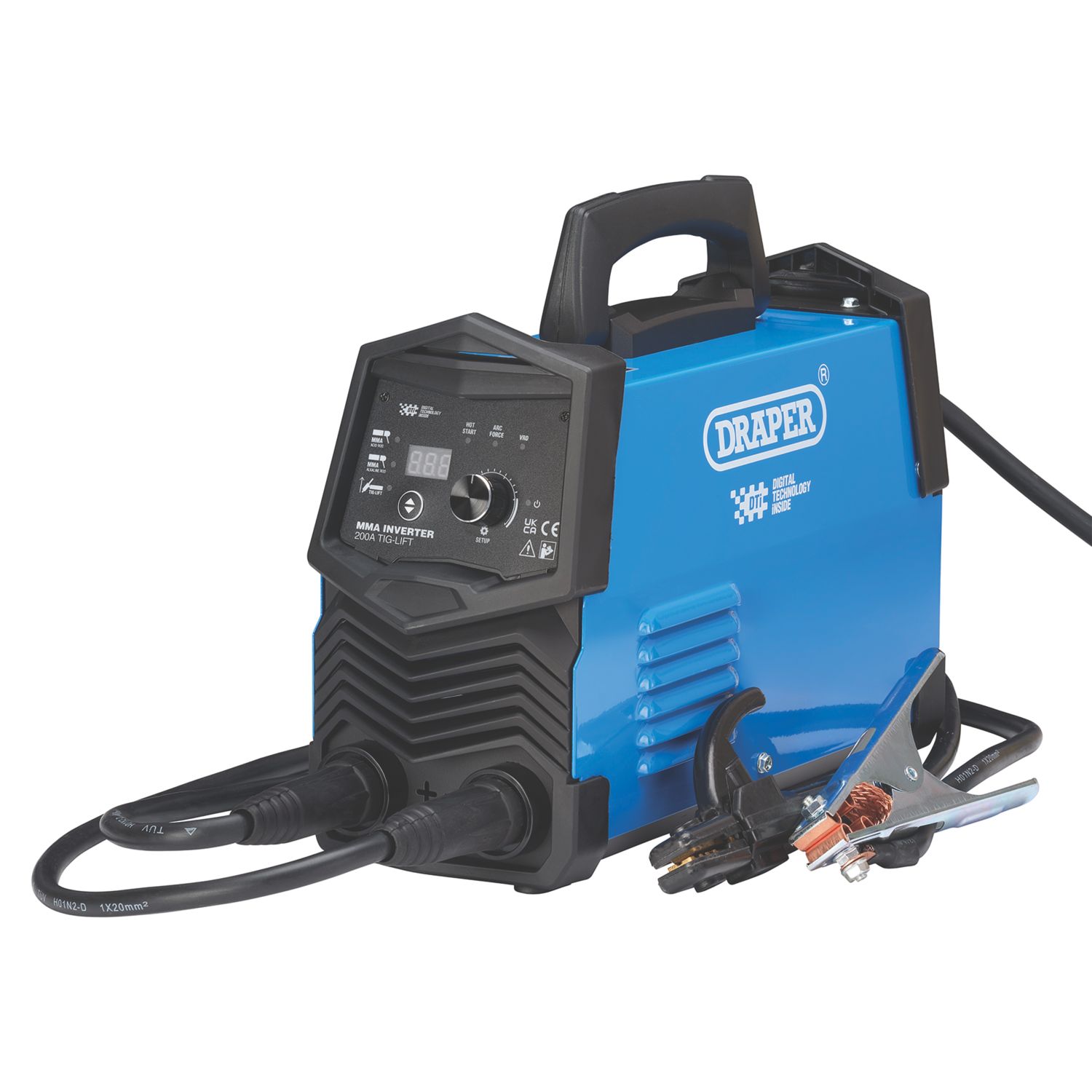 Draper 70011 200A MMA Inverter Welder with TIG-Lift 230V (665CN)