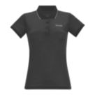 Regatta Remex II Womens Polo Shirt Black Size 16