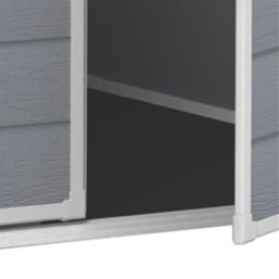 Keter Manor 6' x 5' (Nominal) Apex Resin Shed Grey