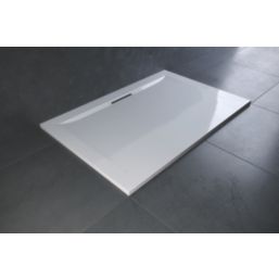 Mira Flight Level Rectangular Shower Tray White 1000mm x 800mm x 25mm