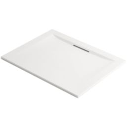 Mira Flight Level Rectangular Shower Tray White 1000mm x 800mm x 25mm