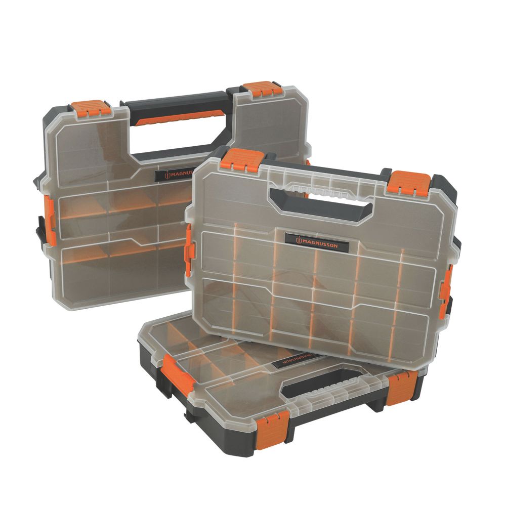 Magnusson Compartment Organiser Case 3 Piece Set - Screwfix