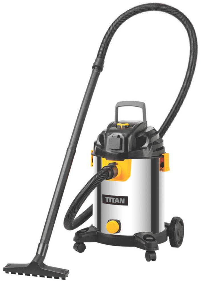 Titan TTB776VAC 1400W 30Ltr Wet & Dry Vacuum 220-240V | Wet & Dry Vacuums | Screwfix.com