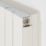 Time Blaze  1800mm x 345mm 3026BTU White Vertical Designer Radiator
