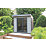 Forest Xtend 8' 6" x 8' (Nominal) Pent Insulated Garden Office with Base