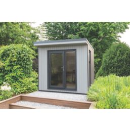 Forest Xtend 8' 6" x 8' (Nominal) Pent Insulated Garden Office with Base