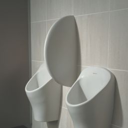 Armitage Shanks Commercial Line Urinal Divider Ceramic White