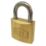 Smith & Locke  Brass Keyed Alike    Padlocks 30mm 10 Pack