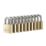 Smith & Locke  Brass Keyed Alike    Padlocks 30mm 10 Pack