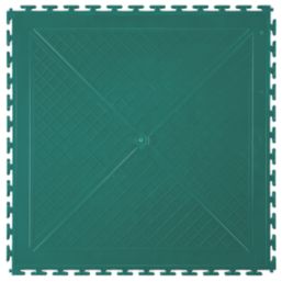 Ecotile E500/7 Interlocking Floor Tiles Green 7mm 4 Pack