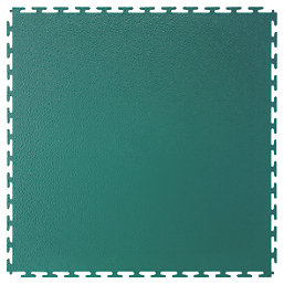 Ecotile E500/7 Interlocking Floor Tiles Green 7mm 4 Pack