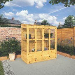 Mercia Traditional Tall Wall 5' 6" x 2' 6" (Nominal) Timber Greenhouse