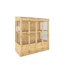 Mercia Traditional Tall Wall 5' 6" x 2' 6" (Nominal) Timber Greenhouse