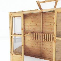 Mercia Traditional Tall Wall 5' 6" x 2' 6" (Nominal) Timber Greenhouse