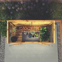 Mercia Traditional Tall Wall 5' 6" x 2' 6" (Nominal) Timber Greenhouse