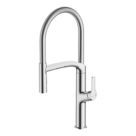 Swirl Boyne  Pull-Out Spray Mixer Kitchen Tap Chrome-Effect