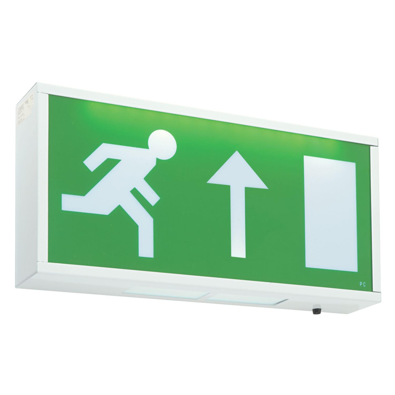 LAP Swift Non-Maintained Emergency LED Exit Light Fitting with Up Arrow 3.5W 90lm (66604)