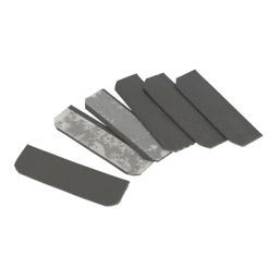 Flexifire  Graphite Intumescent Hinge Pads Radiused Corners 100mm 6 Pack