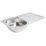 Essentials  1 Bowl Stainless Steel Kitchen Sink & Drainer  860mm x 500mm