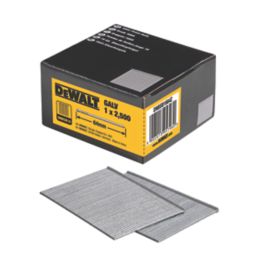 DeWalt Galvanised Straight Finish Nails 16ga x 64mm 2500 Pack