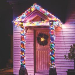 2000 LED Indoor & Outdoor Multi Colour Cluster Christmas Lights