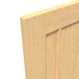 Green & Taylor  Unfinished Oak Wooden 3-Panel Internal Door 1981mm x 686mm