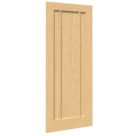 Green & Taylor  Unfinished Oak Wooden 3-Panel Internal Door 1981mm x 686mm