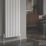 Reina Elips Double 1800mm x 420mm 4353BTU White Vertical Designer Radiator