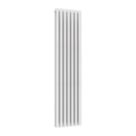 Reina Elips Double 1800mm x 420mm 4353BTU White Vertical Designer Radiator