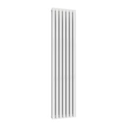 Reina Elips Double 1800mm x 420mm 4353BTU White Vertical Designer Radiator