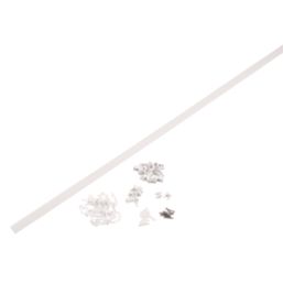 Rigid Curtain Track White 2.5m