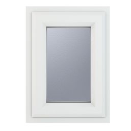 Crystal  Top Opening Obscure Double-Glazed Casement White uPVC Window 440mm x 610mm