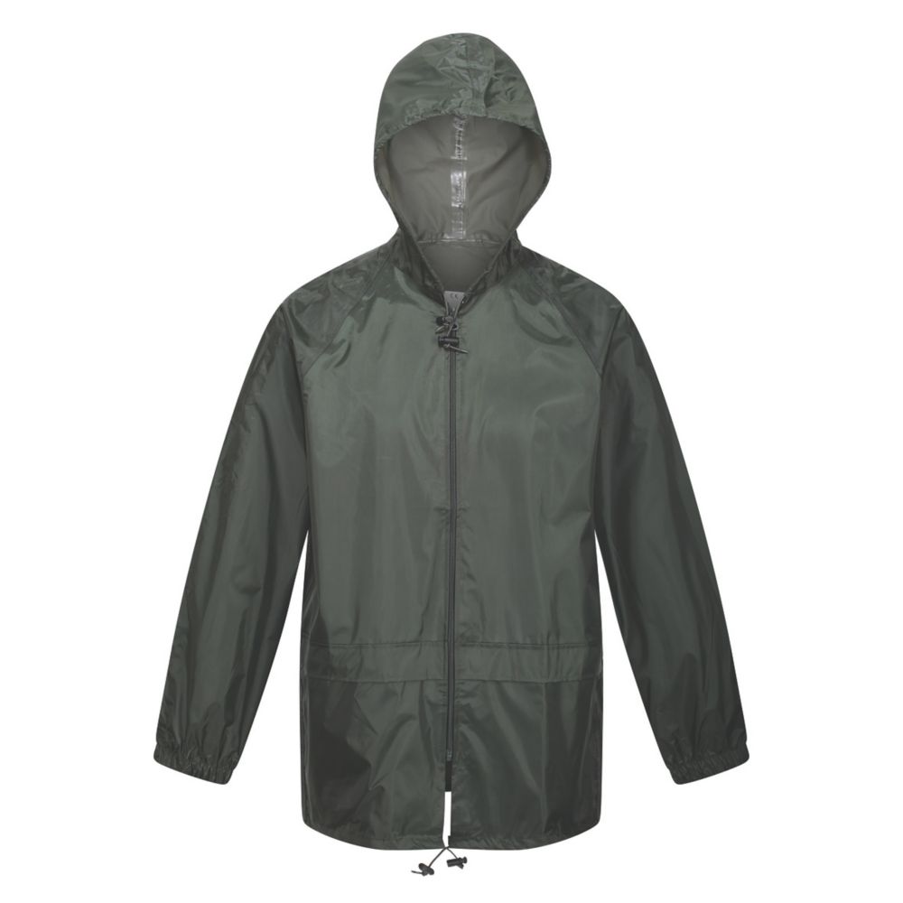 Regatta Stormbreak Waterproof Jacket Dark Olive XX Large Size 47