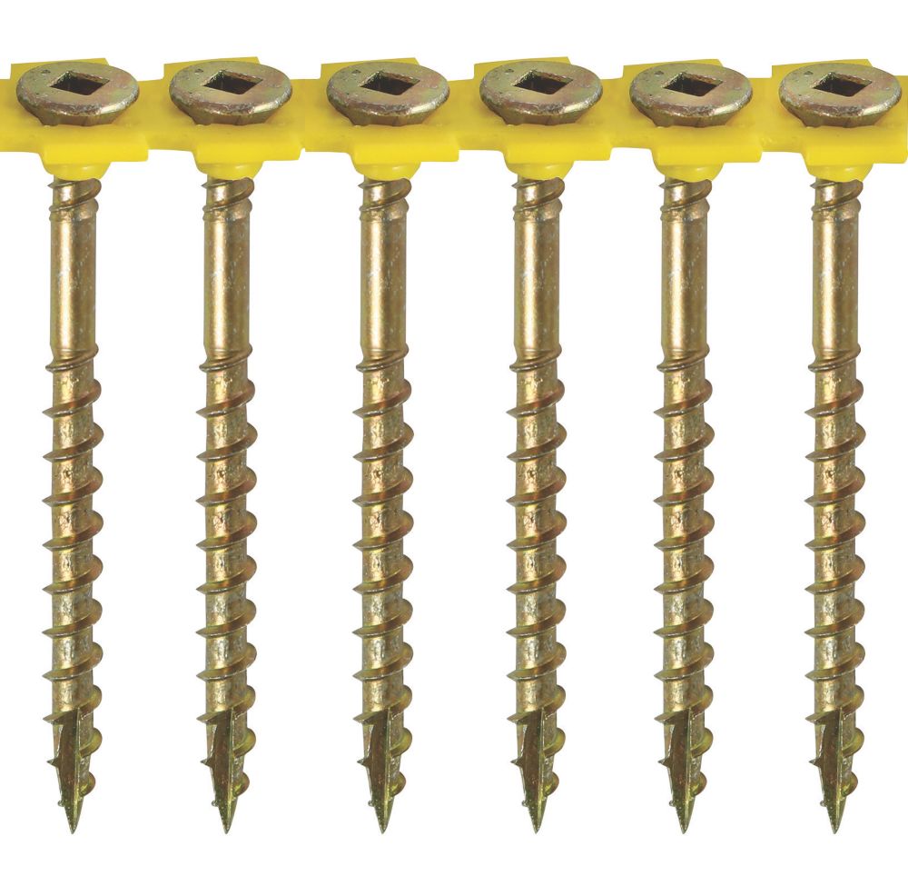 Timco  Square Double-Countersunk Reverse Thread Collated Self-Tapping Flooring Screws 4.2mm x 55mm 1000 Pack