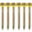 Timco  Square Double-Countersunk Reverse Thread Collated Self Tapping Flooring Screws 4.2mm x 55mm 1000 Pack