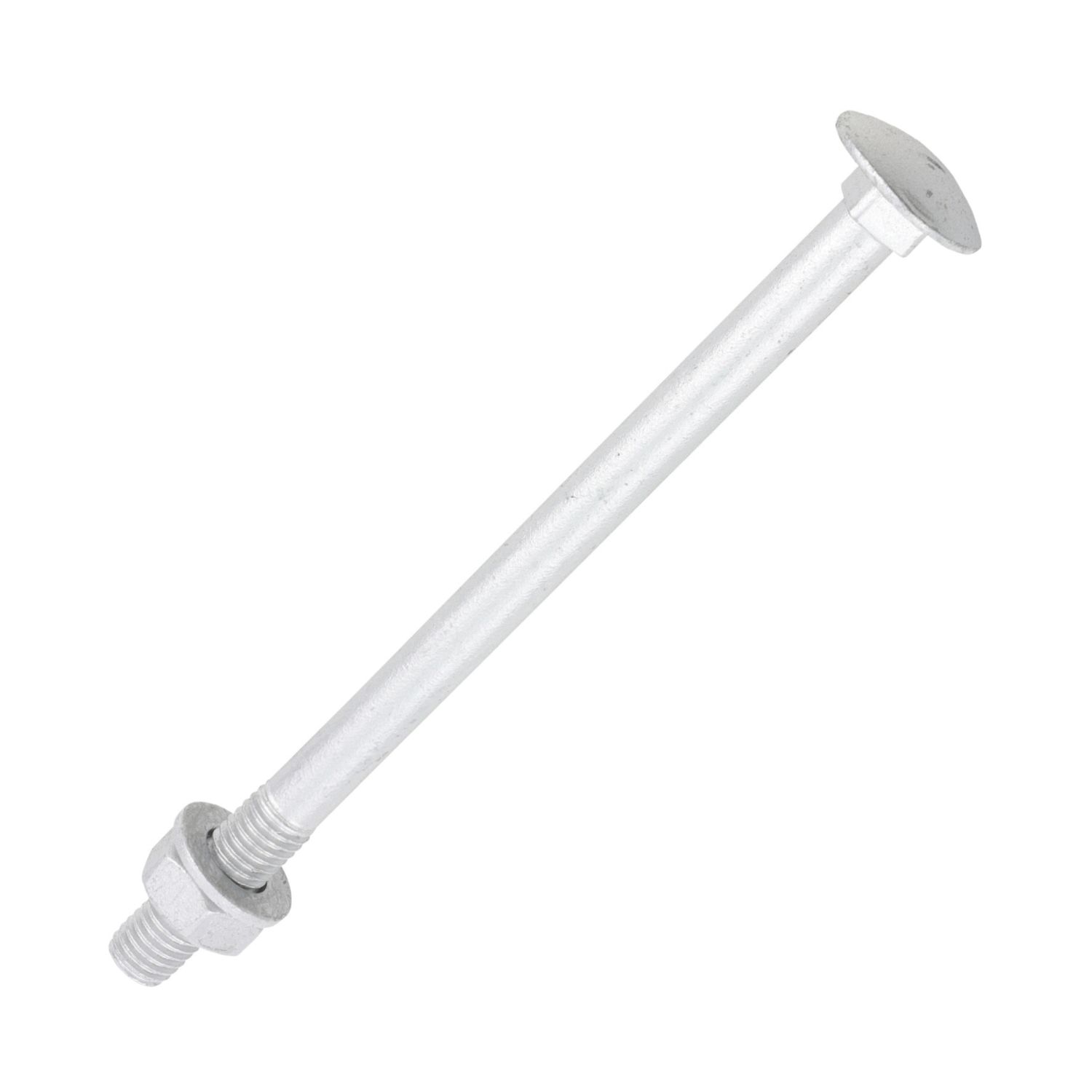 Timco Exterior Coach Bolts Carbon Steel Organic Silver Coating M10 x 150mm 10 Pack (666KG)