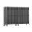 Arroll Edwardian 650mm x 1142mm 5320BTU Anthracite Horizontal Designer Radiator