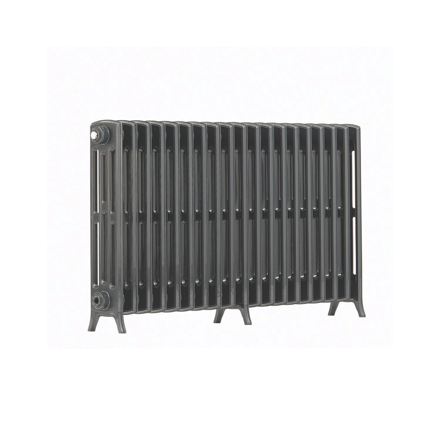 Arroll Edwardian 650mm x 1142mm 5320BTU Anthracite Horizontal Designer Radiator (666KY)