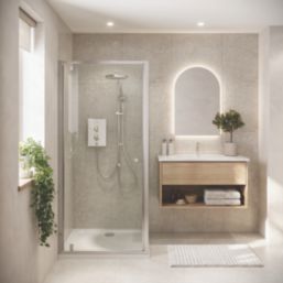 Mira Decor White 10.8kW  Manual Dual Outlet Electric Shower
