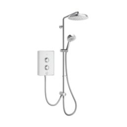 Mira Decor White 10.8kW  Manual Dual Outlet Electric Shower