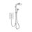 Mira Decor White 10.8kW  Manual Dual Outlet Electric Shower