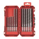 Milwaukee MX4 NG SDS Plus Shank Masonry Drill Bits 10 Piece Set