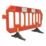 Melba Swintex 2Gatebar2.00 Traffic & Pedestrian Barrier Orange 2000mm