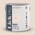 LickPro Max+ 2.5Ltr Taupe 03 Matt Emulsion  Paint