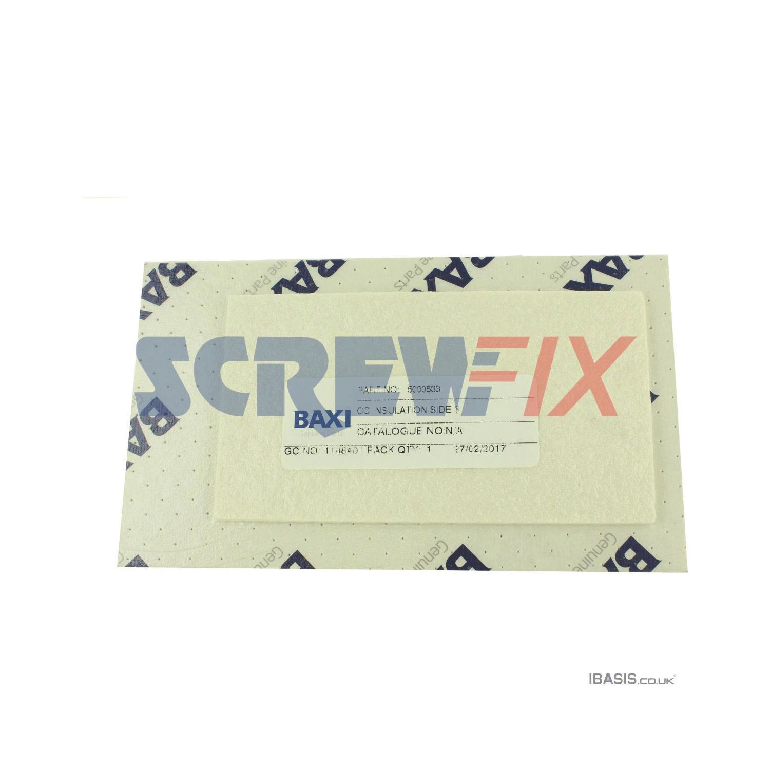 Baxi 5000533 CC Insulation Side 3 (666TP)