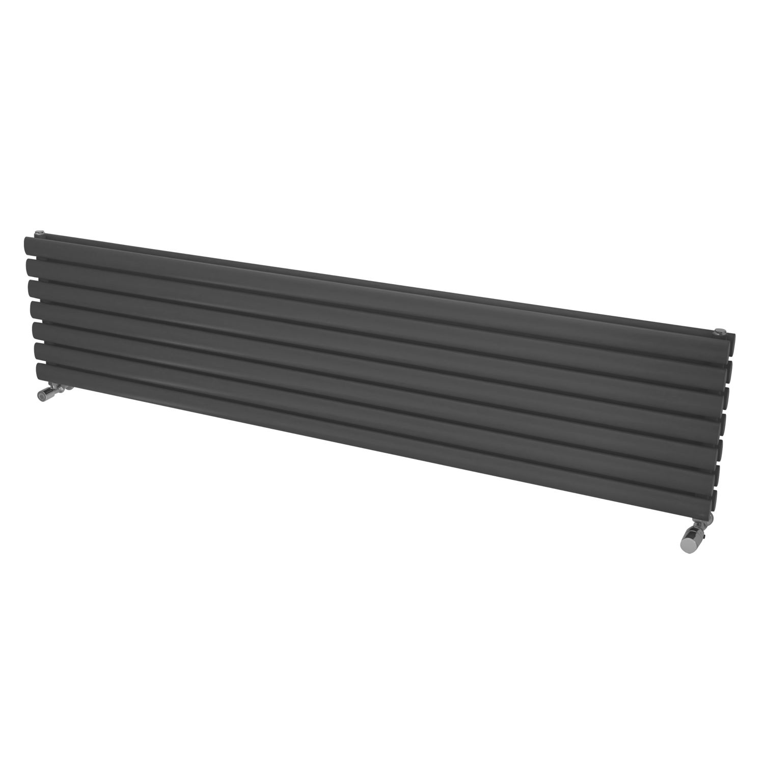 Ximax Fortuna 410mm x 1800mm 4573BTU Anthracite Horizontal Designer Radiator (666TR)
